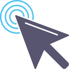 Unique Click Vector Icon