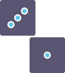 Unique Dice Vector Icon