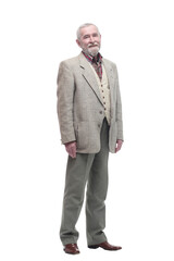 full-length. casual elderly man in business clothes .
