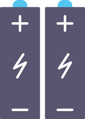 Obraz premium Batteries Vector Icon