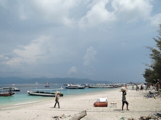 Gili Trawangan is the hub of the Gili Islands dive industry. There are about a dozen dive shops and schools, all eager to show you the stunning underwater