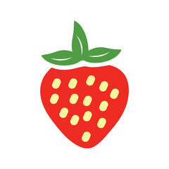 strawberry color icon
