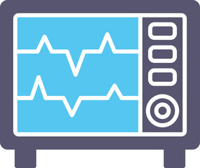 Obraz premium Heart Rate Monitor Icon
