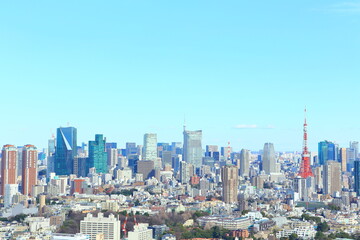 Fototapeta na wymiar Roppongi Hills, Tower, Urban area