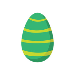Colorful happy easter day egg illustration