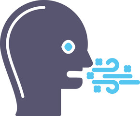 Obraz premium Bad Breath Icon