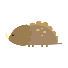 Dinosaur in cute illustration for kids design