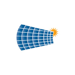 solar power vector icon