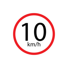 a vector in the form of a traffic sign
