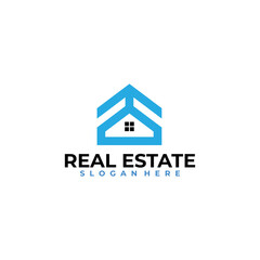 real estate logo design vector template