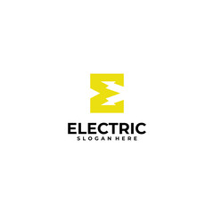 electric logo icon vector design template