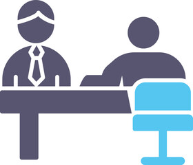 Evaluating work Icon