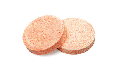 Effervescent Tablets, Fizzy Vitamine Supplement Isolated