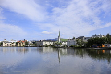 panorama of the center of rejkjavik