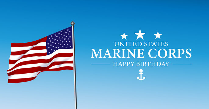 US Marine Corps Birthday Background