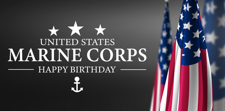 US Marine Corps Birthday Background