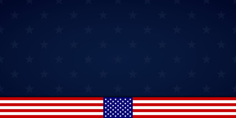American flag background for any event