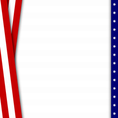Fototapeta premium American flag background for any event