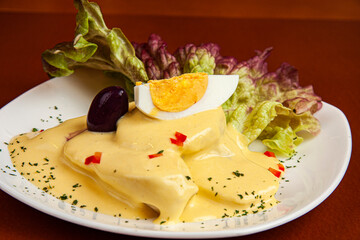 PAPA A LA HUANCAINA - PERUVIAN FOOD 110302_DY115 : 528920179