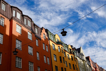 Apartment buildings in Stockholm, Sweden