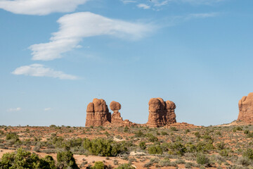 landscape with Hoodoos at Arches national park