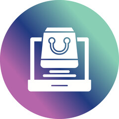 Fototapeta premium Online Shopping Icon