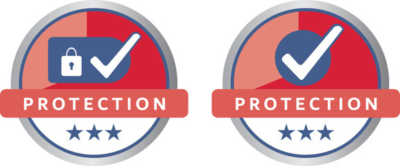 Most used protection button icons