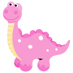 Download flat sticker of toy dinosaur