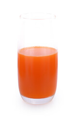 carrots isolated on white background.