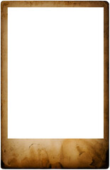 PNG Vintage grungy photo frame