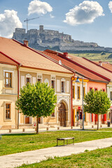 Fototapeta na wymiar Spisska Kapitula and Spis Castle, Slovakia