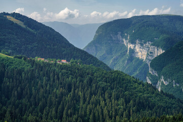 Landscape on the plateau of Asiago, Vicenza