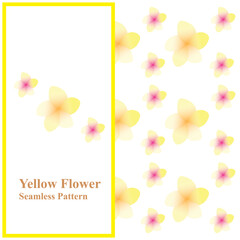 Yellow Flower Seamless Pattern printable