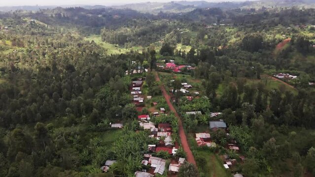 Remote Settlement in Kenya, Aerial