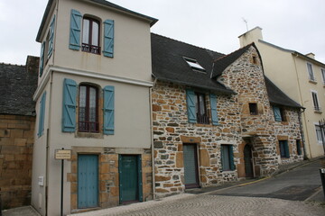 Fototapeta na wymiar Ville de Landerneau (Bretagne, Finistère, France)