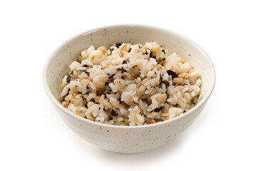 和食、ワカメの炊き込みごはん