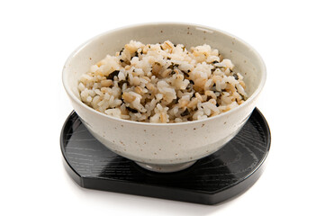 和食、ワカメの炊き込みごはん