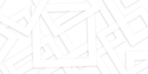 Abstract background with  white geometric patterned background .  Rectangles shapes on white background for modern geometric pattern, art decoration. vintage light grunge Scottish tartan texture .	
