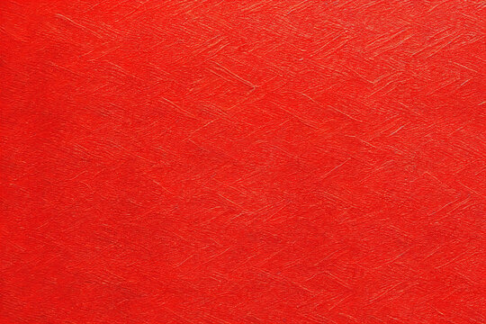 Relief Cardboard Texture, Red Paper Background.