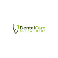 dental care logo vector illustration
