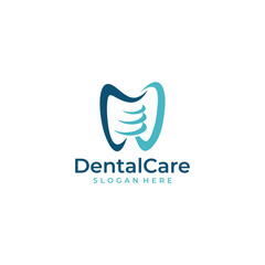 dental care logo vector illustration