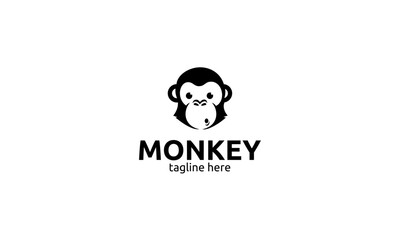 monkey mascot logo design