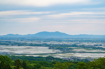 新潟　護摩堂山山頂からの景色