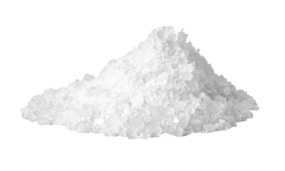 Salt isolated on transparent background,