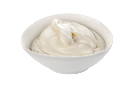 bowl of cream cheese