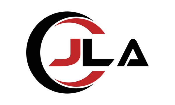JLA three letter swoosh logo design vector template | monogram logo | abstract logo | wordmark logo | letter mark logo | business logo | brand logo | flat logo | minimalist logo | text | word | symbol