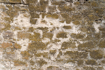 Beige stone wall background. Beige stone wall background. The texture of the stone wall.