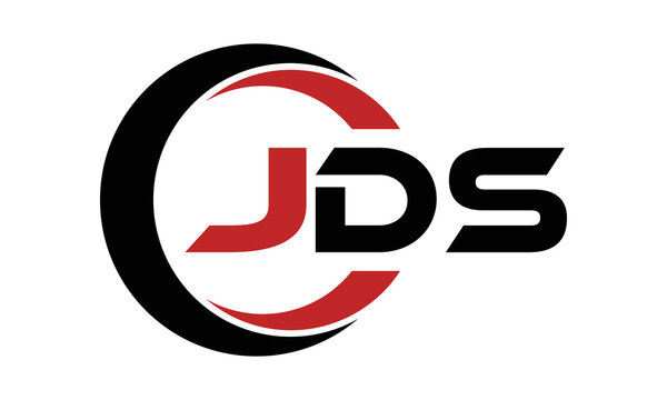 JDS three letter swoosh logo design vector template | monogram logo | abstract logo | wordmark logo | letter mark logo | business logo | brand logo | flat logo | minimalist logo | text | word | symbol