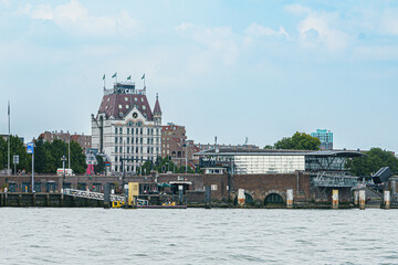Naklejka premium 20220904.World harbour days Rotterdam. Architecture.