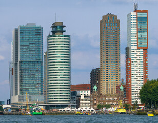 Fototapeta premium 20220904.World harbour days Rotterdam. Architecture.